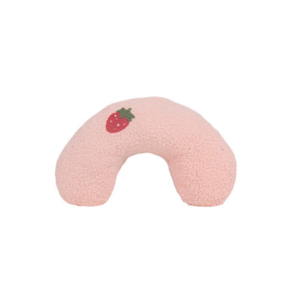 Cozy Crescent-Shaped Pet Pillow