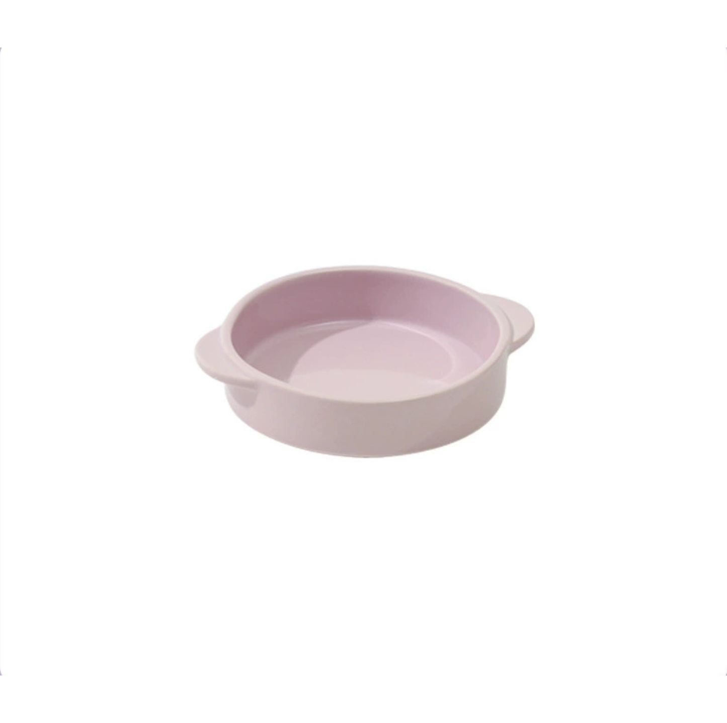 Dual-Handle Ceramic Pet Feeding Bowl