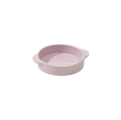 Dual-Handle Ceramic Pet Feeding Bowl