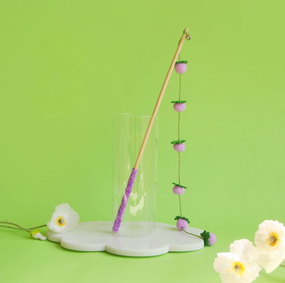 Fruit Garland Interactive Cat Teaser Wand