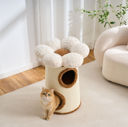 Bloom Nest 3-Tier Sisal Cat Barrel Condo