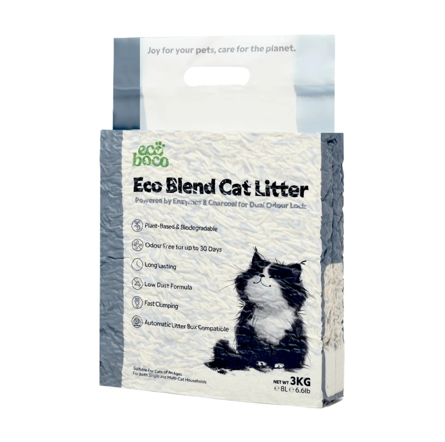 Ecoboco Blend Cat Litter 3kg - Tofu+Tapioca