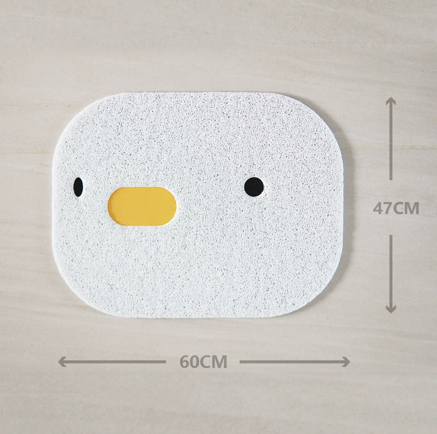 Purroom Little Chicken Series – Oval Cat Litter Mat