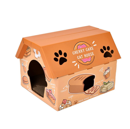Food Workshop 3D Cardboard Cat Scratcher