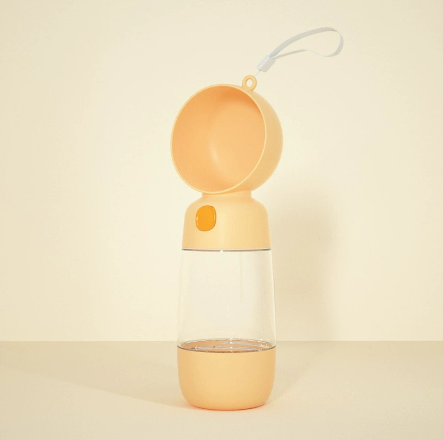 On-the-Go Portable Pet Water Bottle with Food Storage for Dogs & Cats
