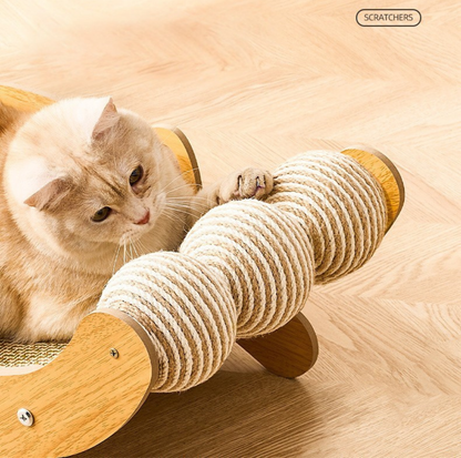Sofa Scratcher Bed with Sisal Roller