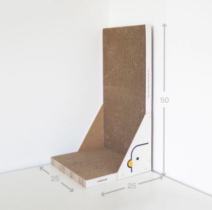 PURROOM Little Chicken Series - Freestanding Large L-Shaped Cat Scratcher