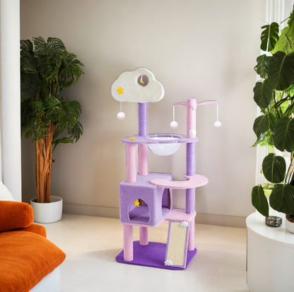 Purple Sky Adventure Cat Tree