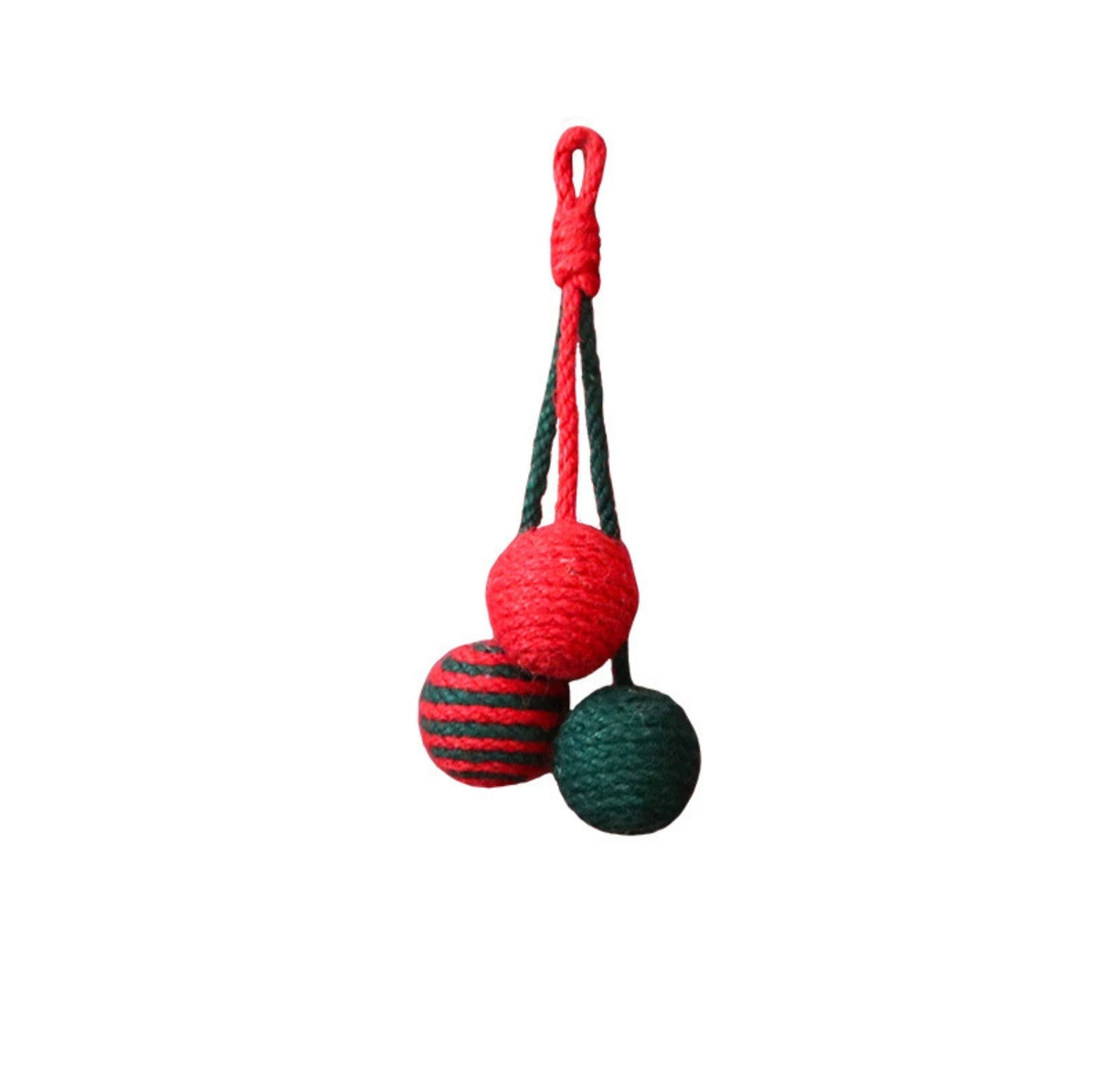Colourful Sisal Hanging Cat Toy Ball