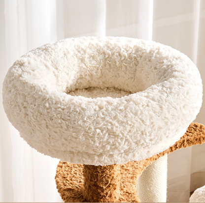 Natural Bloom Multi-Platform Cat Tree