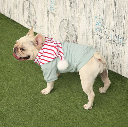 Chic Hooded Pet Jacket - Cozy Cotton Apparel