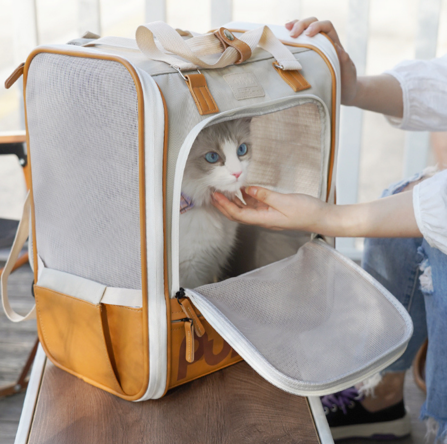 Purrpy Elegant Pet Backpack