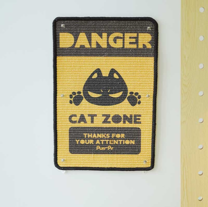 Wall Mounted Sisal Cat Scratching Mat - Bad Cats