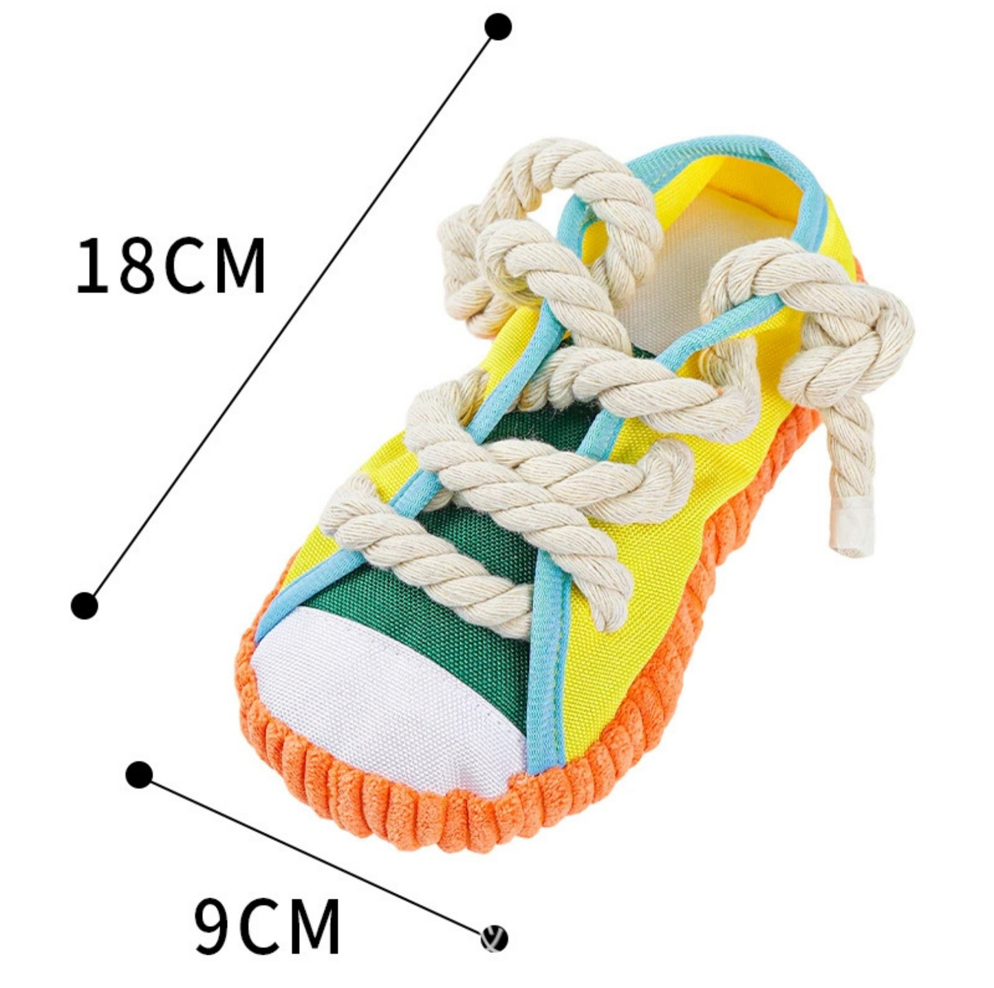 Shoe Chew Toy – Squeaky Tug & Teething Fun for Dogs