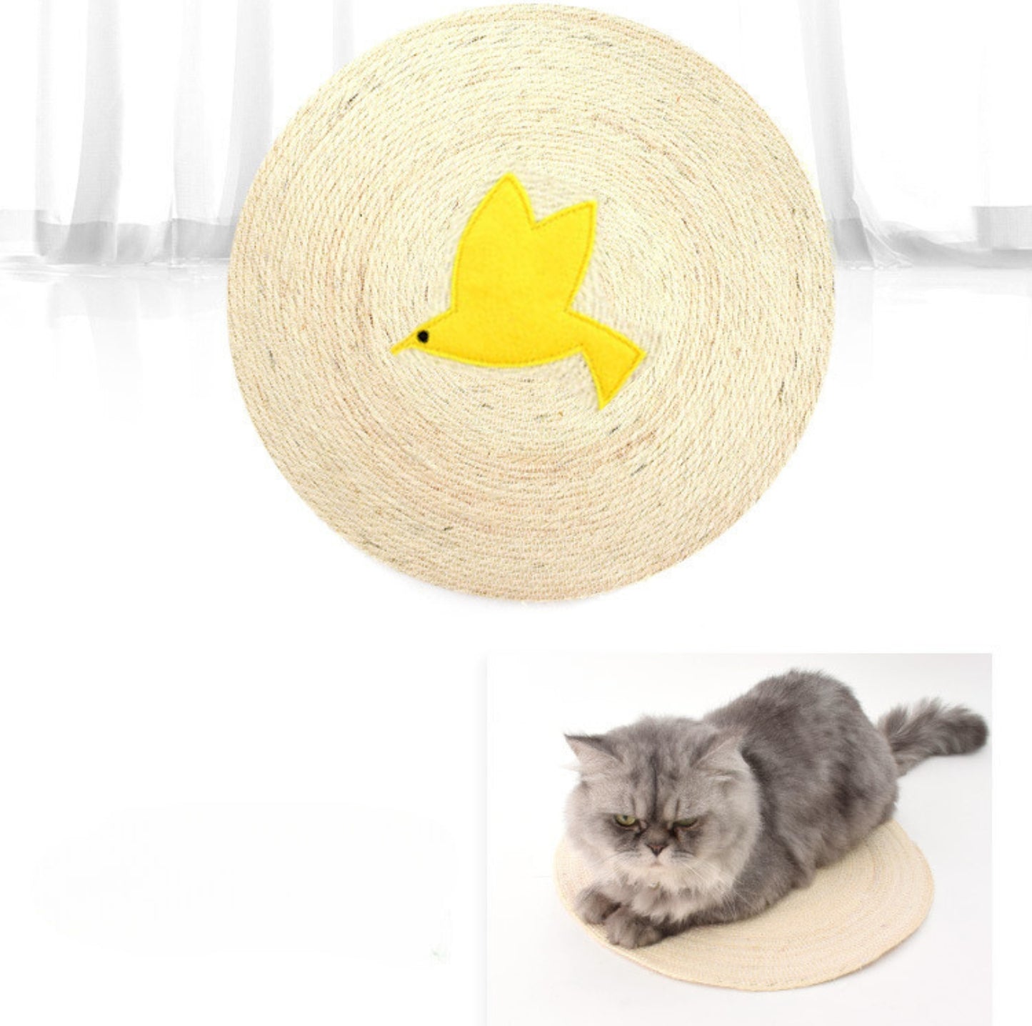 Cartoon Animal-Styled Cat Scratching Mat