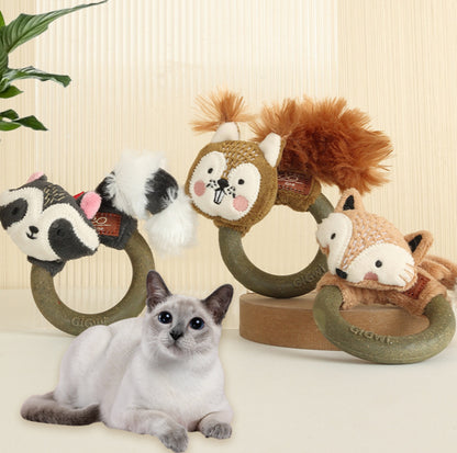 GiGwi Hunting Series Polygonum Plush Cat Toy with Sound Paper