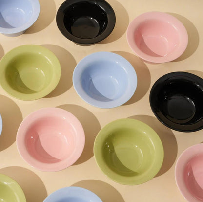 MAKESURE Jingle 2-in-1 Ceramic Pet Bowl Set for Food & Water Cat Bowls