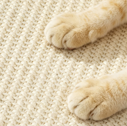 Self-Adhesive Sisal Cat Scratching Mat for Furniture Legs