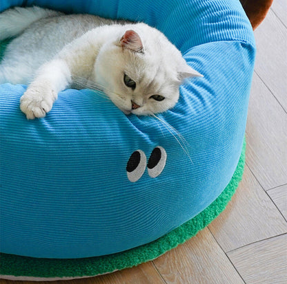 ZeZe Coffee Cup-Styled Deep Sleep Pet Bed