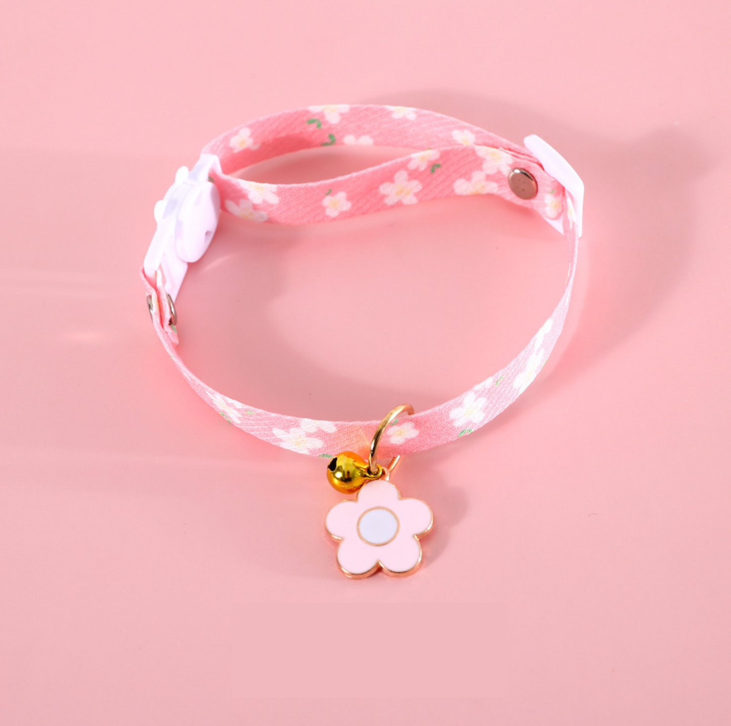 Flower Series Pendant Style Adjustable Pet Collar