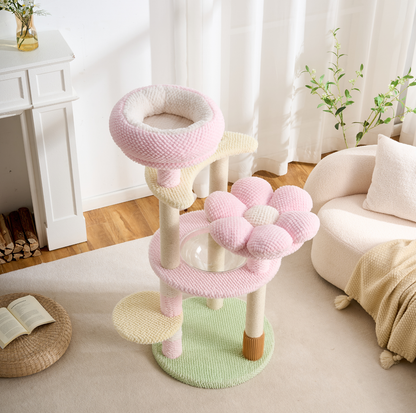 Blush Bloom Multi-Platform Cat Tree