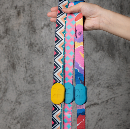HIDREAM Colourful Dog Collar + Leash Set Adjustable Everyday Walking Set
