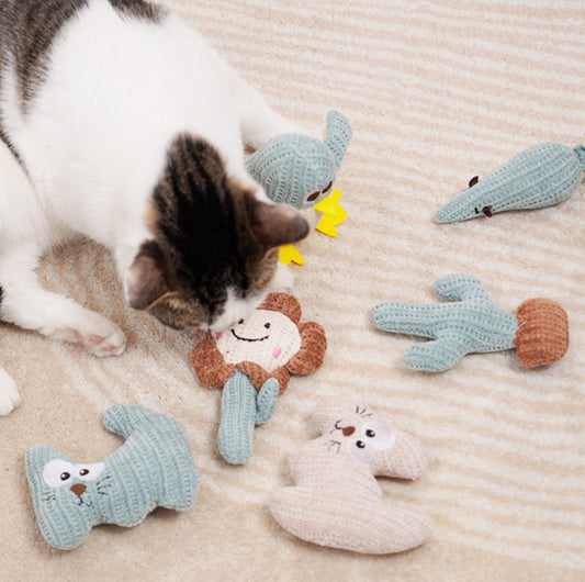 Eco-friendly Woven Yarn Catnip Toys