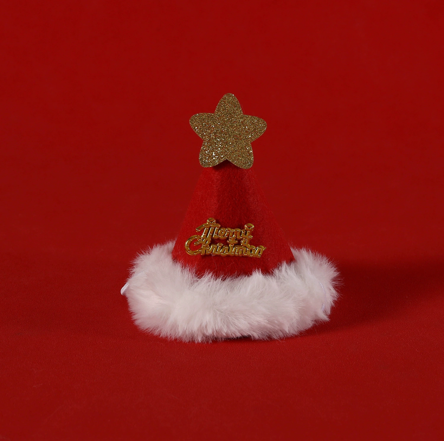 Christmas Pet Bandana and Star Hat Set