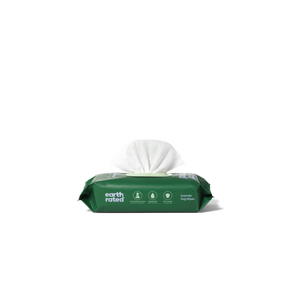 Earth Rated Plant-Based Pet Grooming Wipes- 100 Wipes