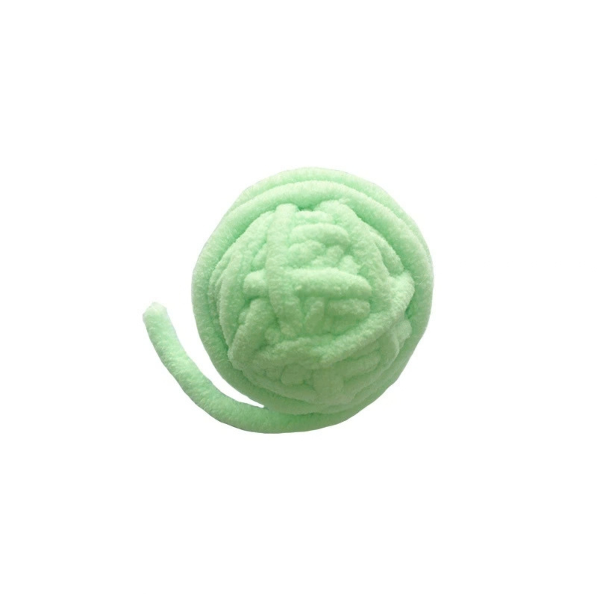Colourful Yarn Ball Cat Toy with Bell & Long Tail