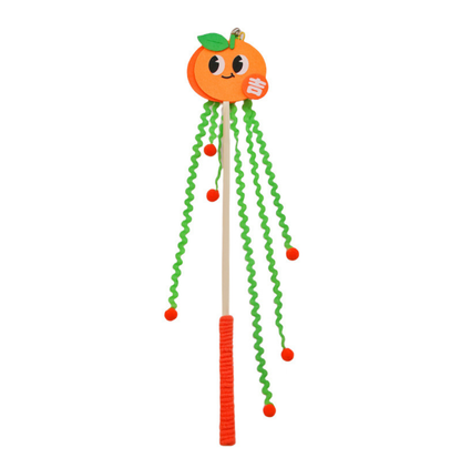 Lucky Fruit Interactive Cat Wand (Apple / Orange)