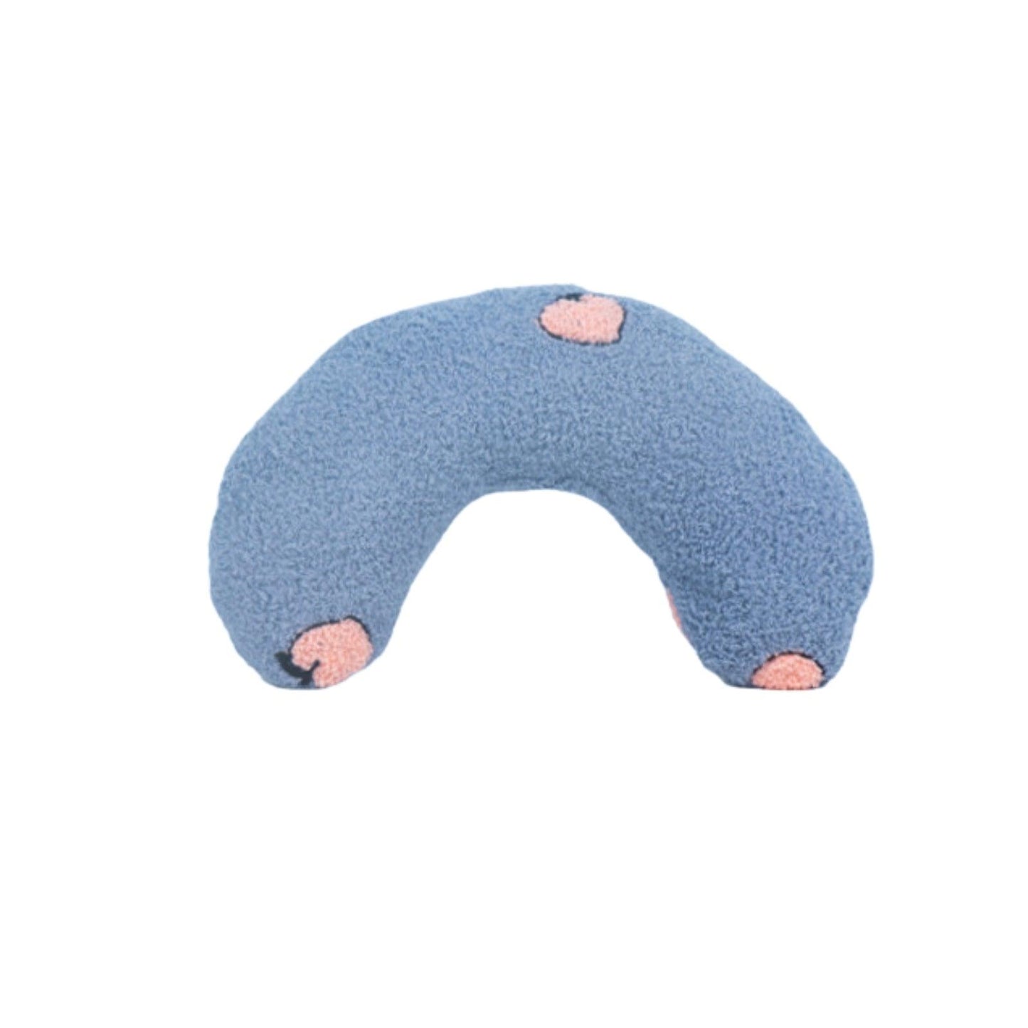 Cozy Crescent-Shaped Pet Pillow