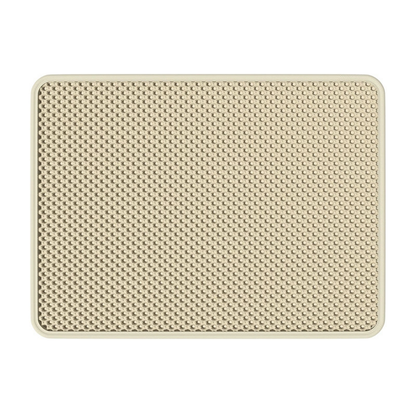 Double-Layer Honeycomb Cat Litter Mat for Trapping Litter