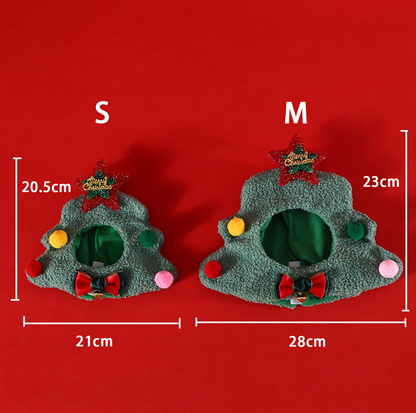 Pet Christmas Plush Costume Hat