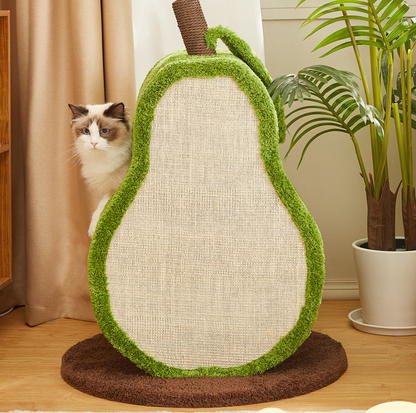 Cmisstree Avocado Multifunctional Cat Scratching Post and Bed