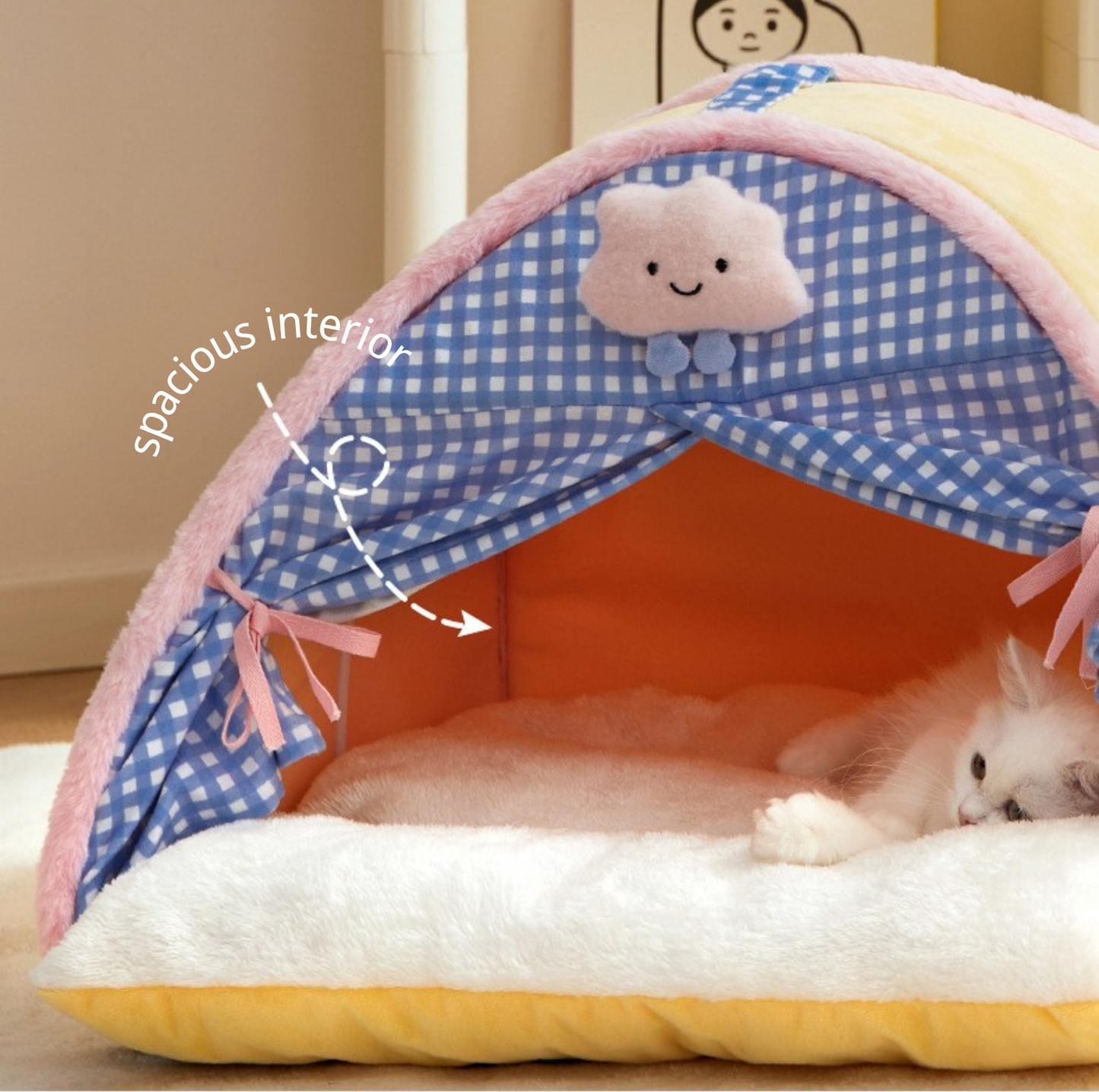 Cloud Tent Cosy Enclosed Pet House