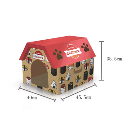 Food Workshop 3D Cardboard Cat Scratcher