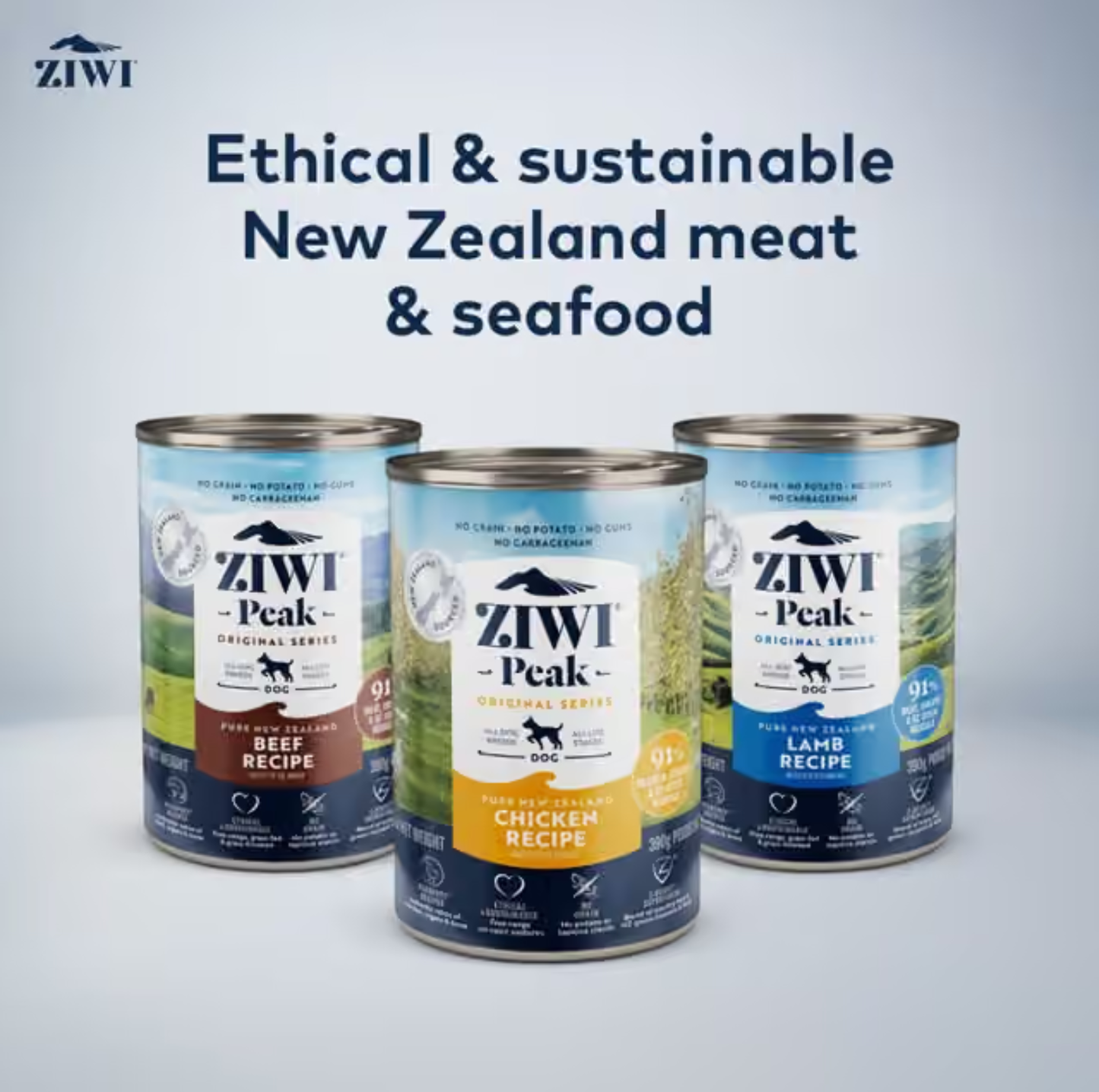 ZIWI Lamb & Tripe Recipe All Lifestage Wet Dog Food 170g