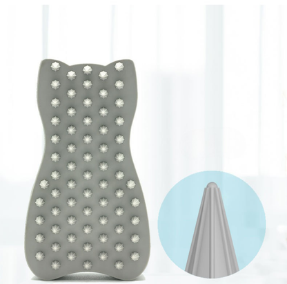 Dual-Sided Silicone Grooming and Lint Remover for Pets and Home