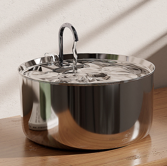 7L Stainless Steel Automatic Pet Water Fountain - {{product.type}} - PawPawUp