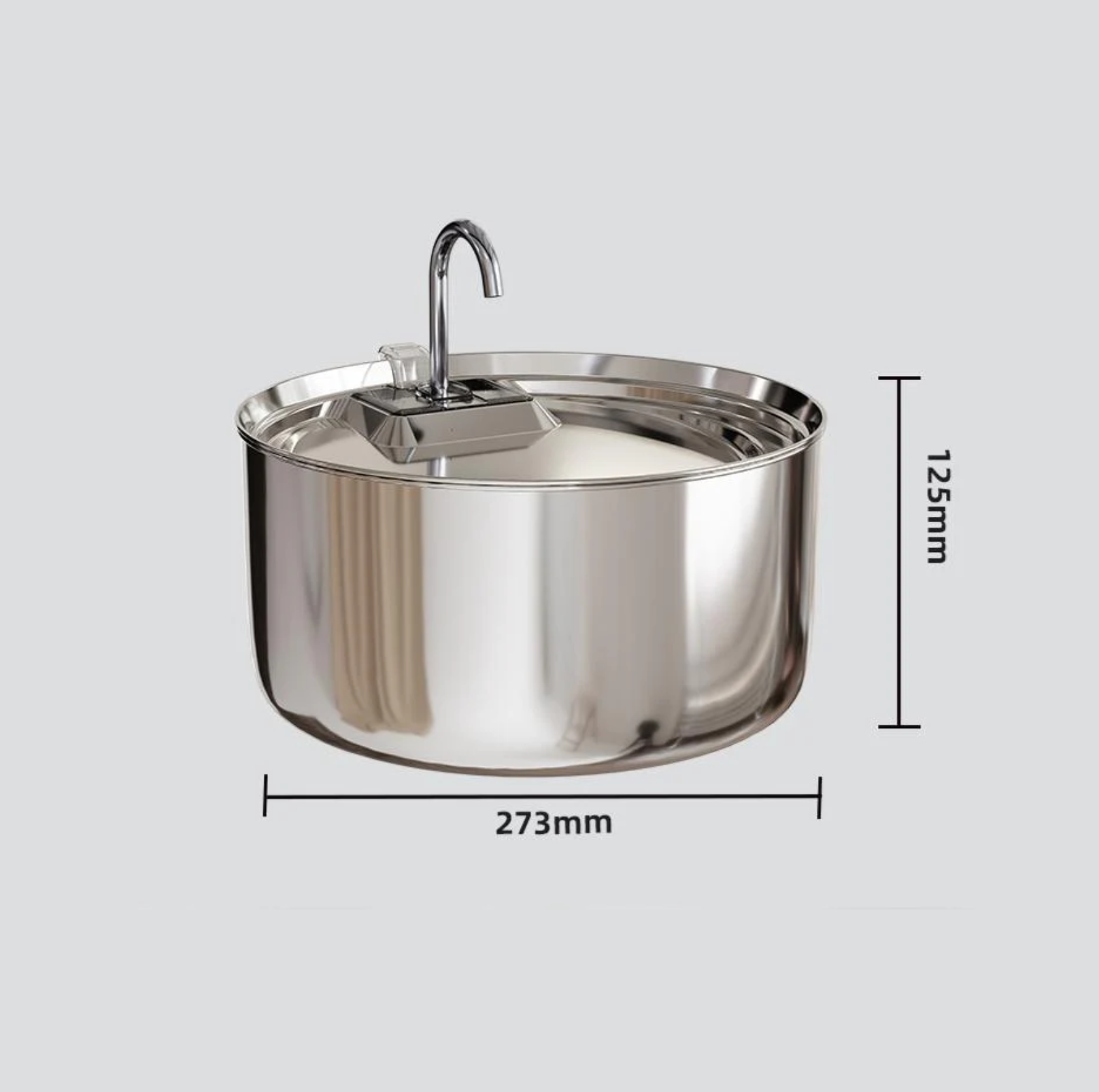 7L Stainless Steel Automatic Pet Water Fountain - {{product.type}} - PawPawUp