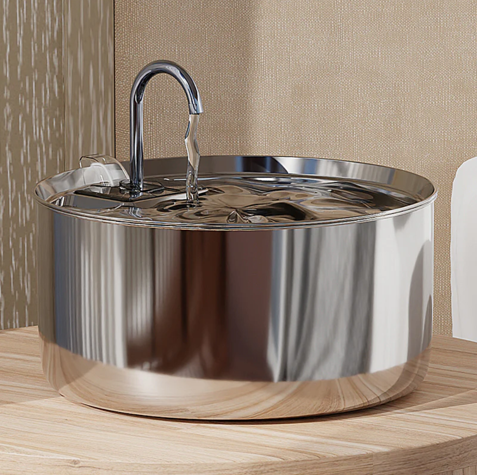 7L Stainless Steel Automatic Pet Water Fountain - {{product.type}} - PawPawUp