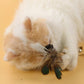 Feathered Catnip Stick Cat Toy - Exciting Playtime with Bell & Raffia Grass