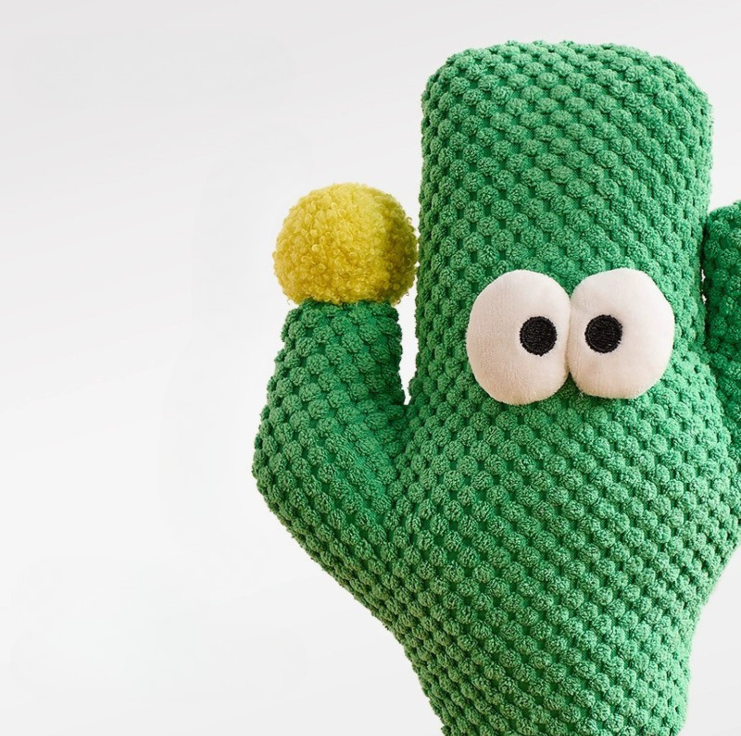 Cartoon Flower & Cactus Cat Scratch Pole – with Ball Track Base