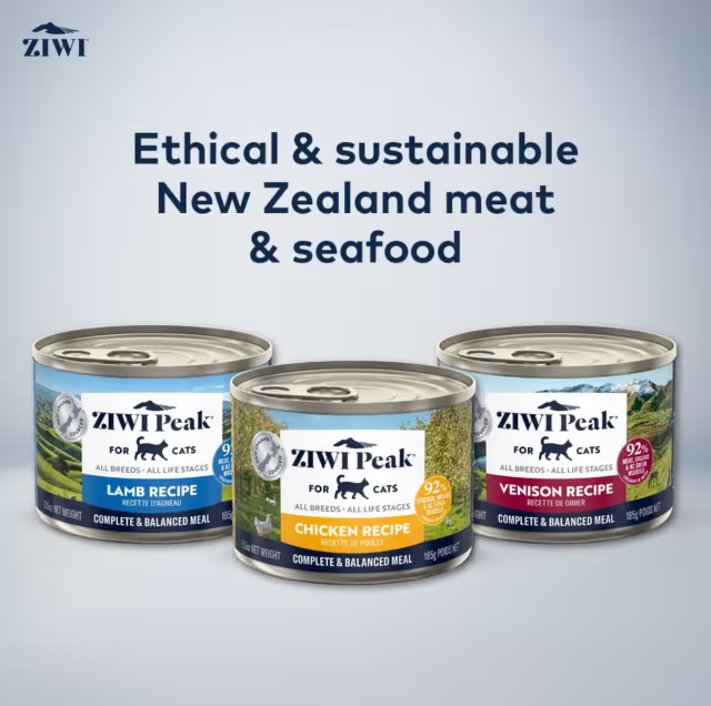 ZIWI Venison All Lifestage Wet Cat Food Cans 85g