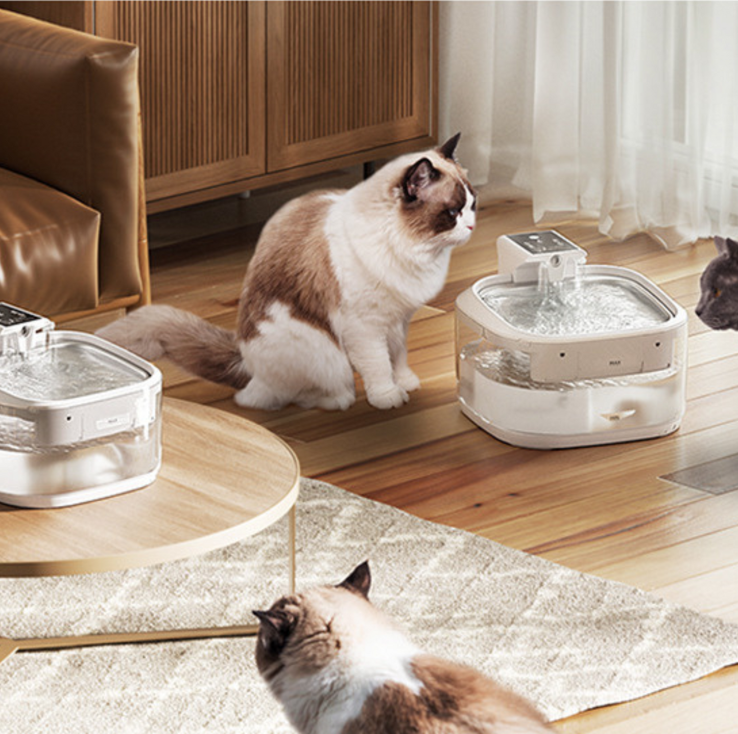 4.5L Rechargeable Wireless Pet Water Fountain