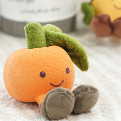 Colourful Fruit Latex Plush Dog Toy