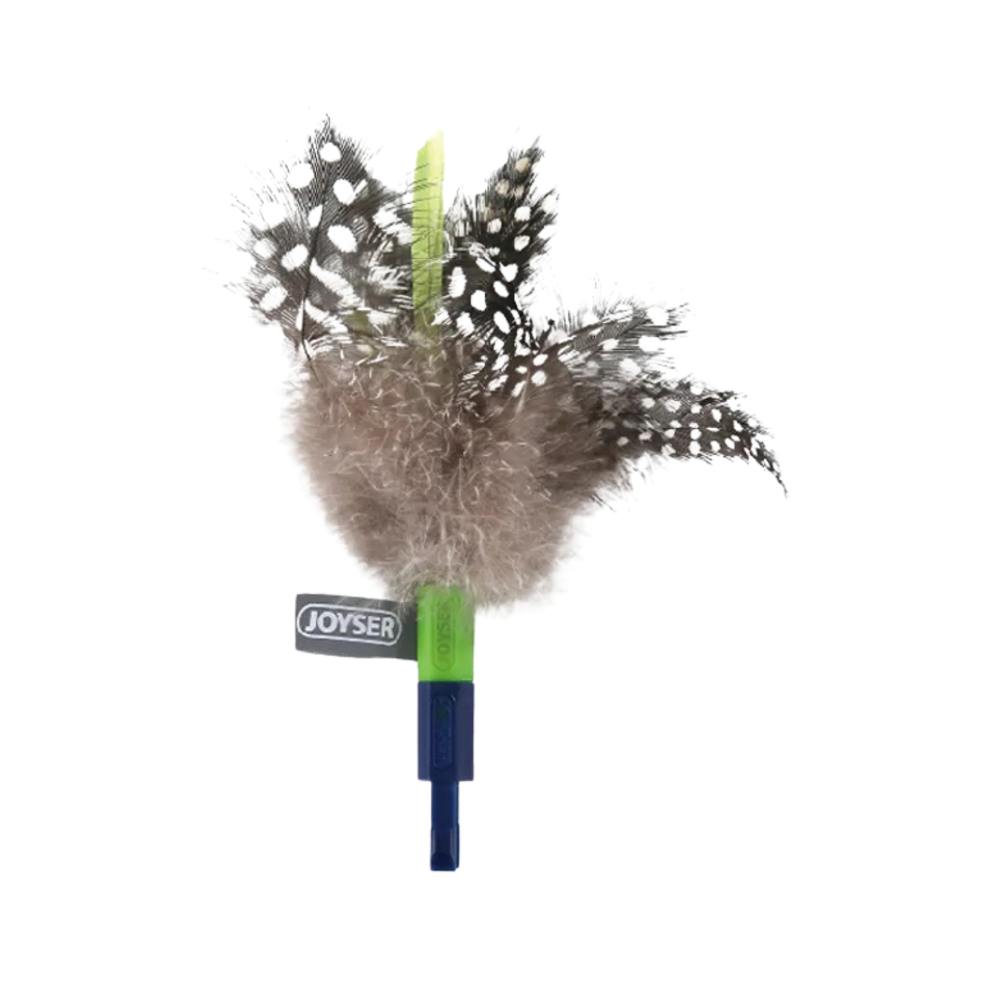 Joyser Cat Wand Teaser with Natural Feather & Changeable Top – 56cm