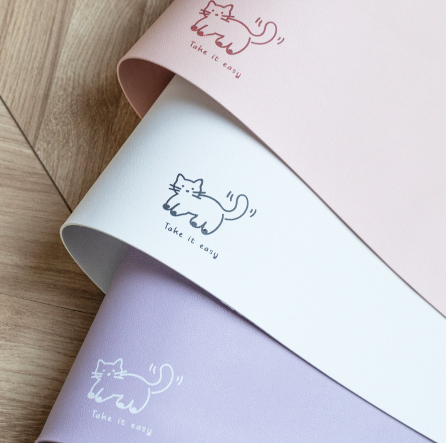 Foldable Semi-Enclosed PU Leather Pet Food Mat
