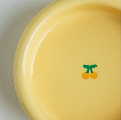 Patterned Ceramic Pet Feeding Bowl